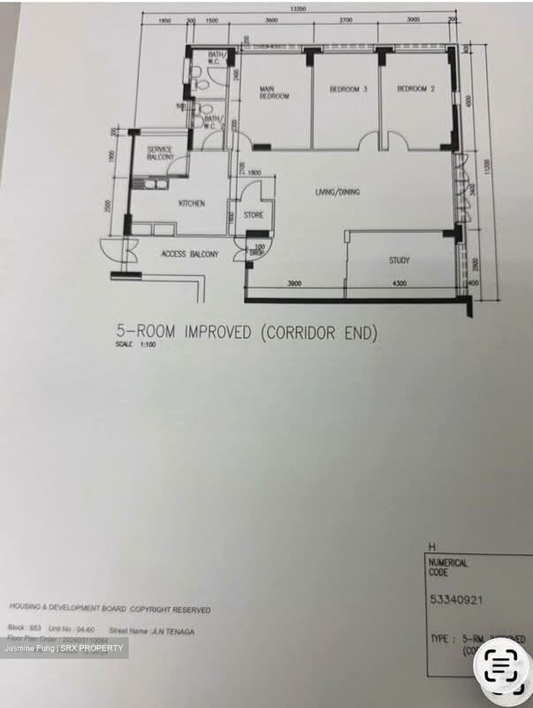 Blk 653 Jalan Tenaga (Bedok), HDB 5 Rooms #581913721